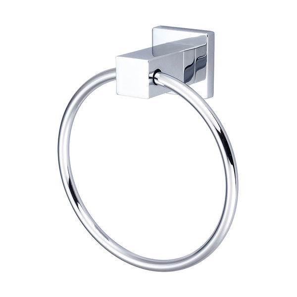 Pioneer Faucets Towel Ring, Polished Chrome 7MO034